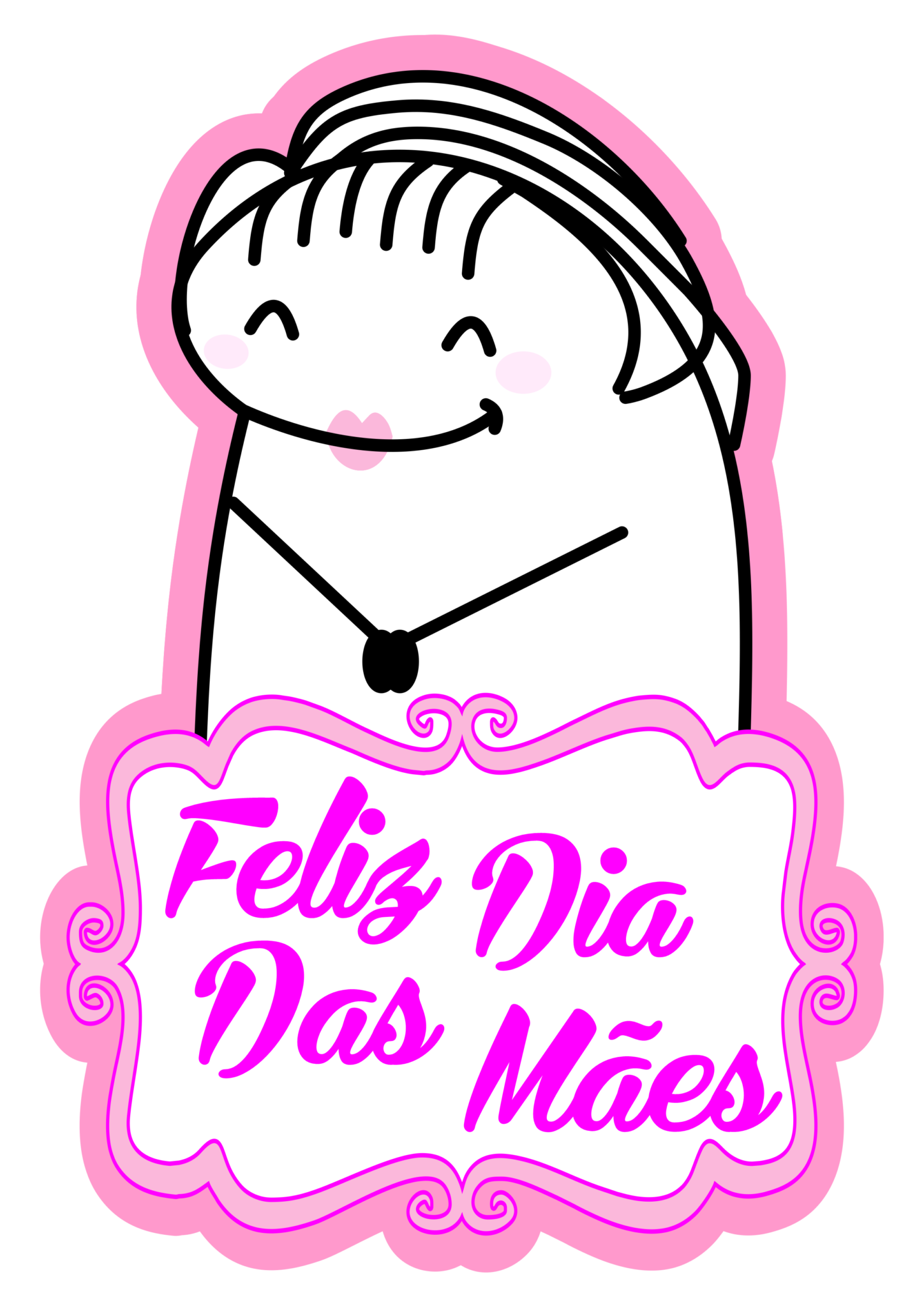 Figurinhas Para Whatsapp Flork Of Cows Feliz Dia Das Mães Png