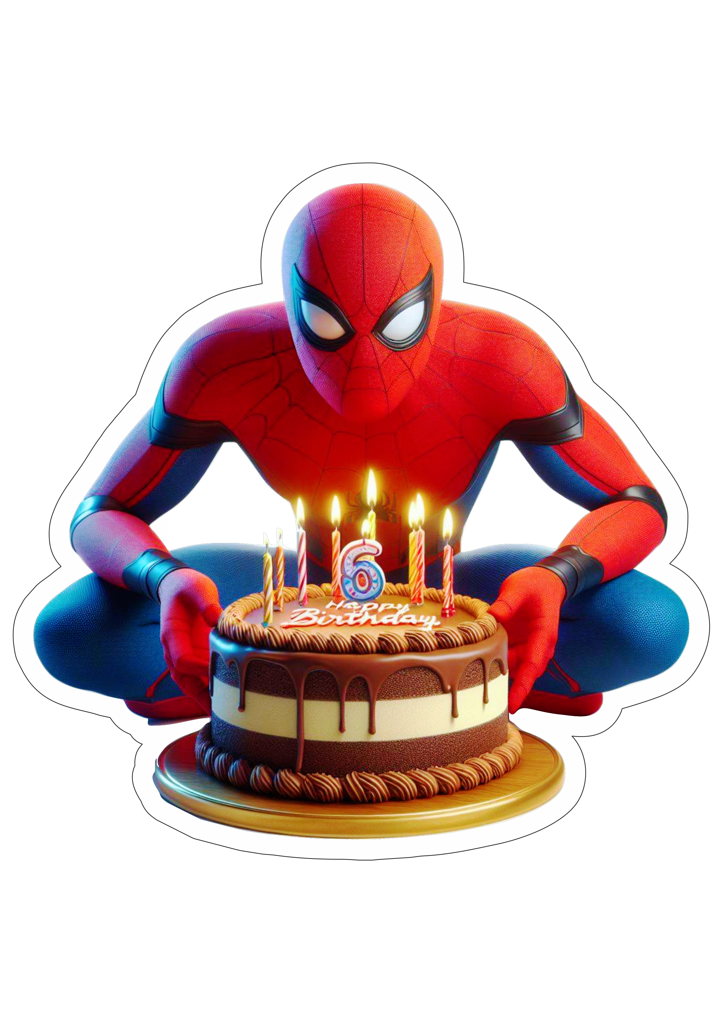 Homem-Aranha decoração de aniversário Marvel png