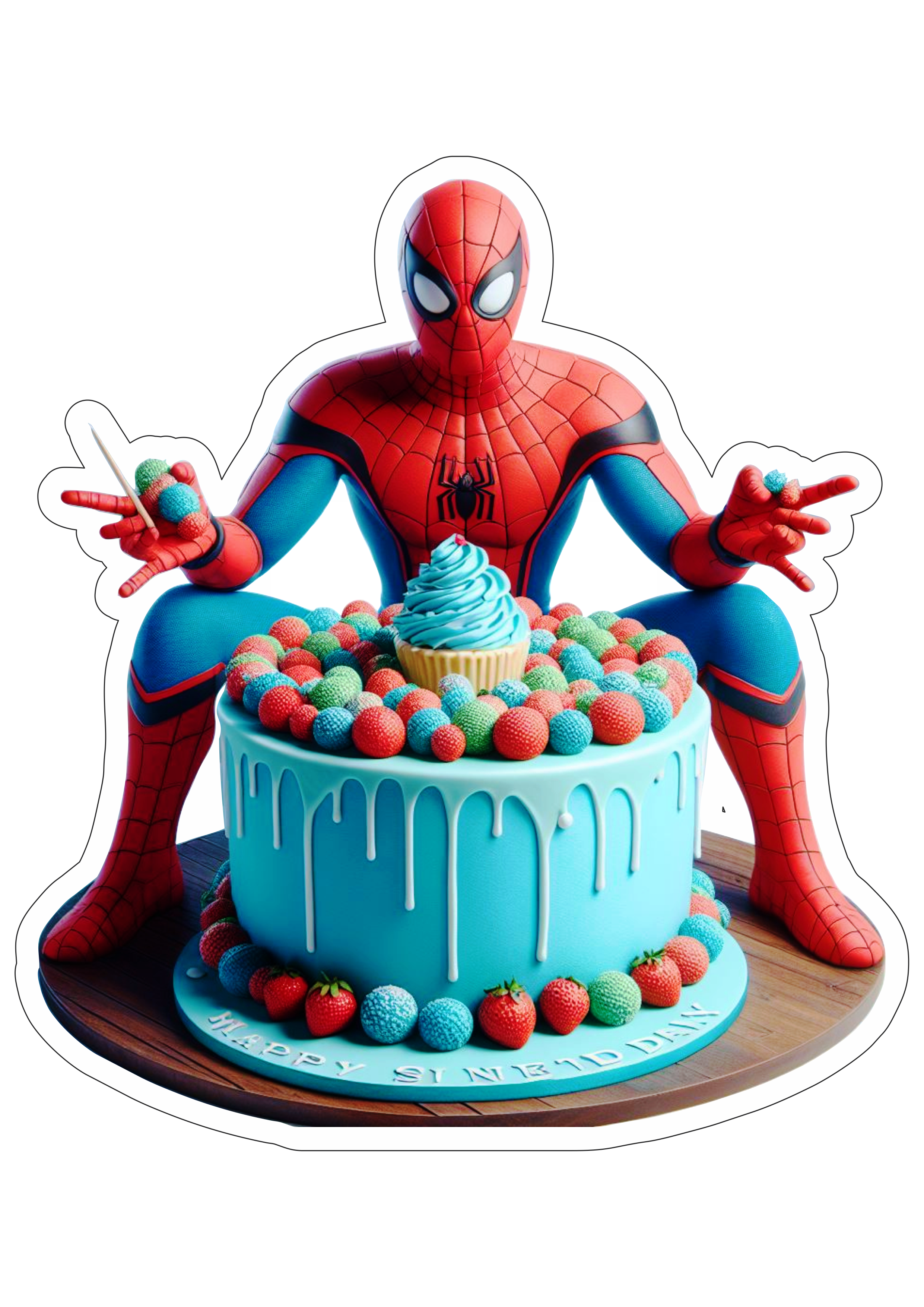Homem-Aranha decoração de aniversário Marvel super herói festa desenho png