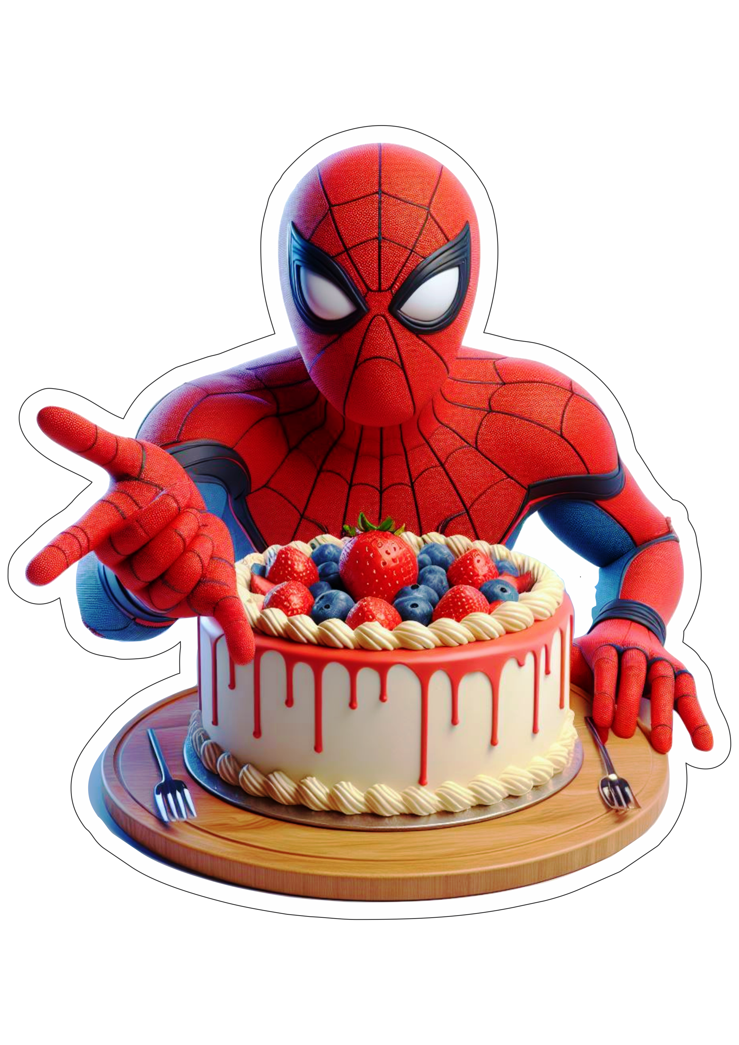 Homem-Aranha decoração de aniversário Marvel super herói festa desenho infantil fundo transparente png