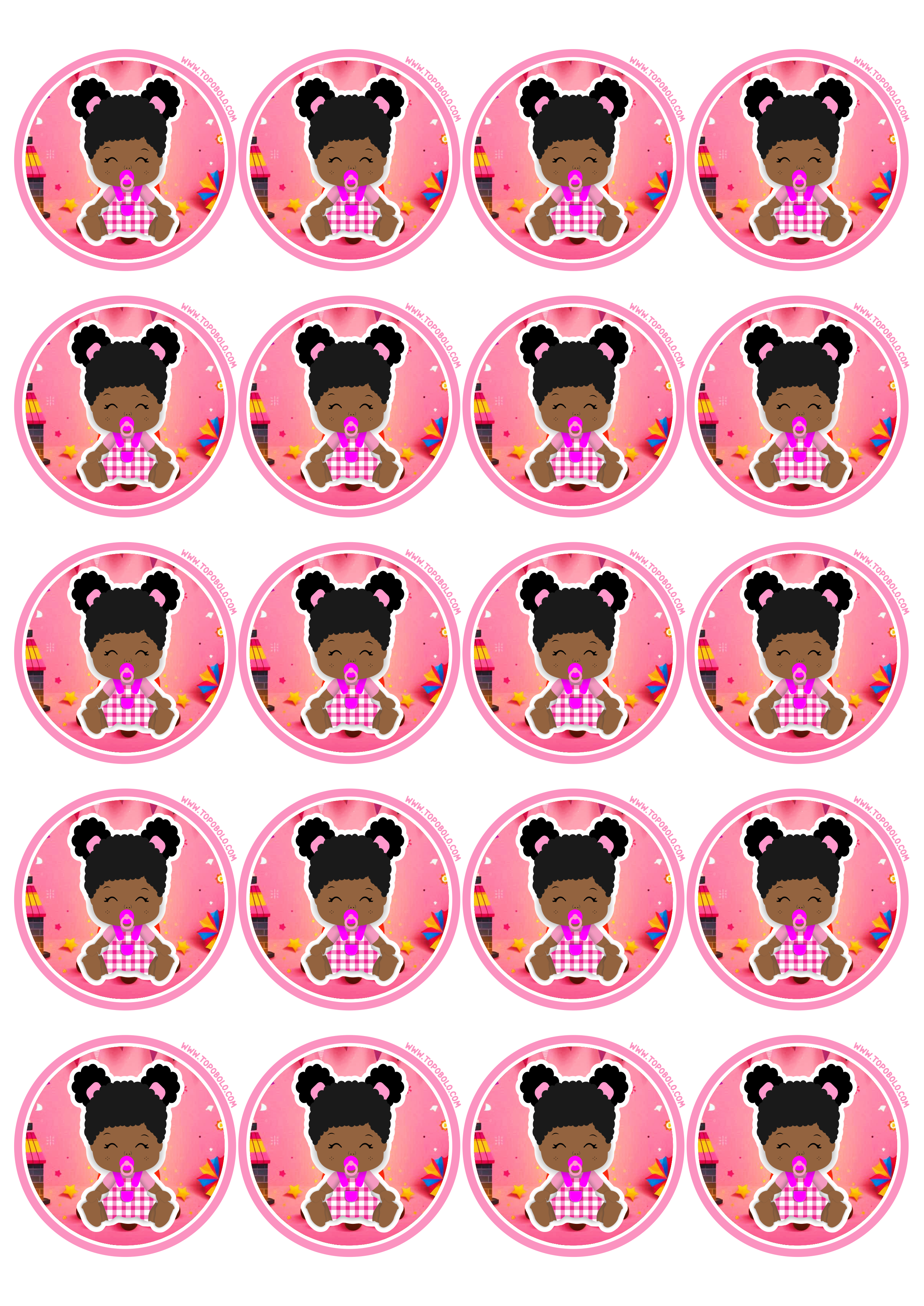 Festa junina adesivo redondo para chá de fralda baby tag sticker arraial rosa festa personalizada 20 imagens png