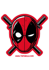 Deadpool e Wolverine adesivos tags stickers