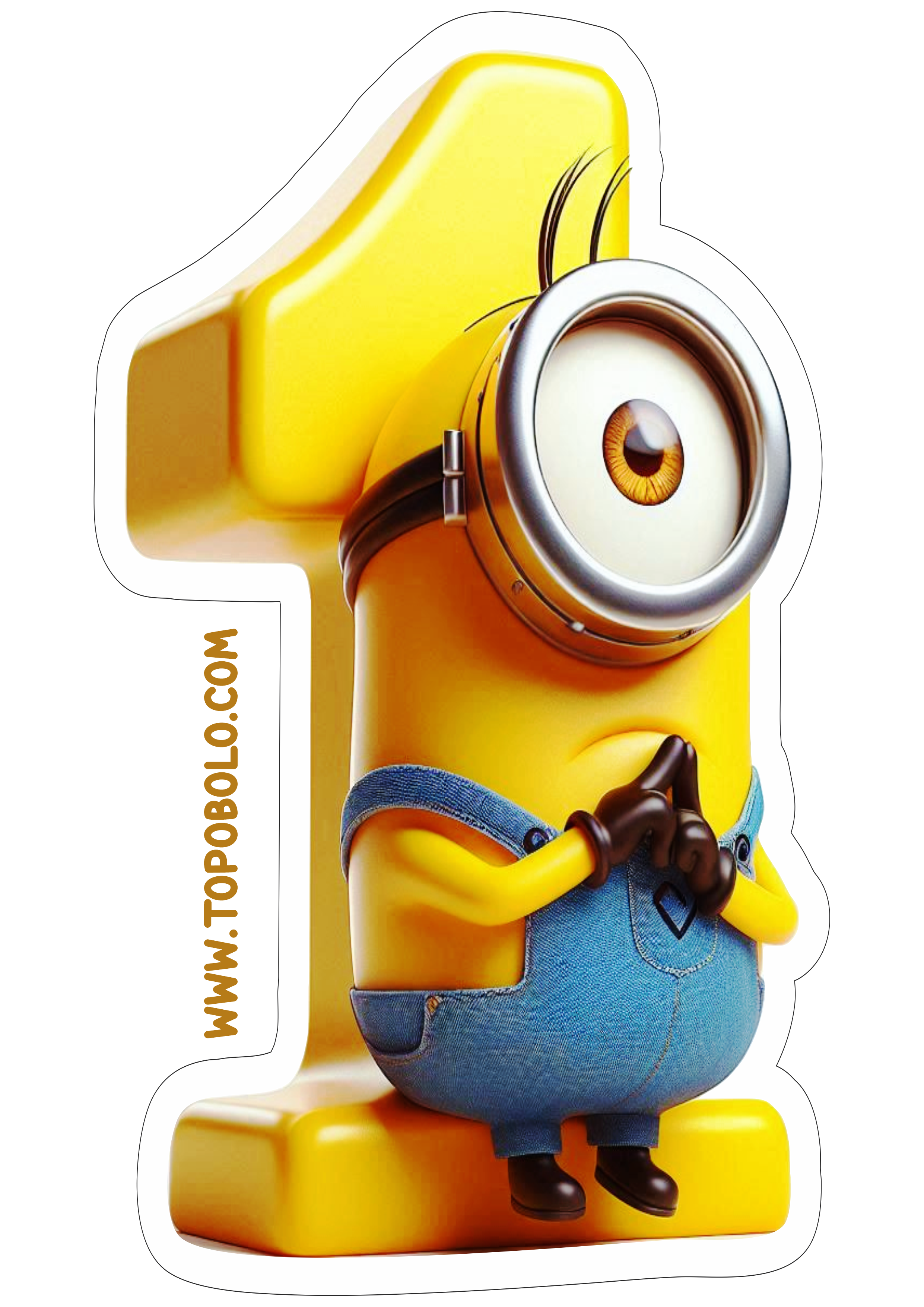 Minions meu malvado favorito decoração de aniversário infantil número 1 ano hora da festa papelaria criativa png