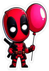 Deadpool imagens com fundo transparente decoração de aniversário