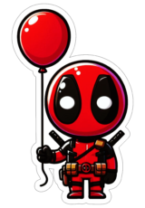 Deadpool imagens com fundo transparente decoração de aniversário1