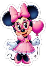 Minnie rosa decoração de aniversário papelaria17