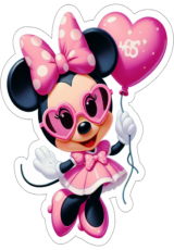 Minnie rosa decoração de aniversário papelaria18