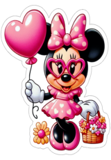 Minnie rosa decoração de aniversário papelaria19