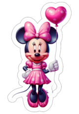 Minnie rosa decoração de aniversário papelaria3