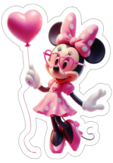 Minnie rosa decoração de aniversário papelaria4