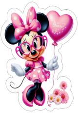 Minnie rosa decoração de aniversário papelaria7