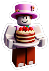 Roblox decoração de aniversário imagem sem fundo