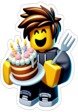 Roblox decoração de aniversário imagem sem fundo2