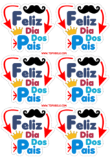 Stickers decoração para o dia dos pais3