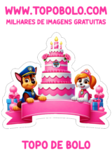 patrulha canina topo de bolo decoração de aniversário infantil15