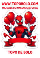 topo de bolo homem-aranha aniversário10