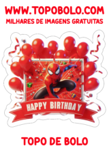 topo de bolo homem-aranha aniversário11