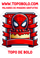 topo de bolo homem-aranha aniversário14