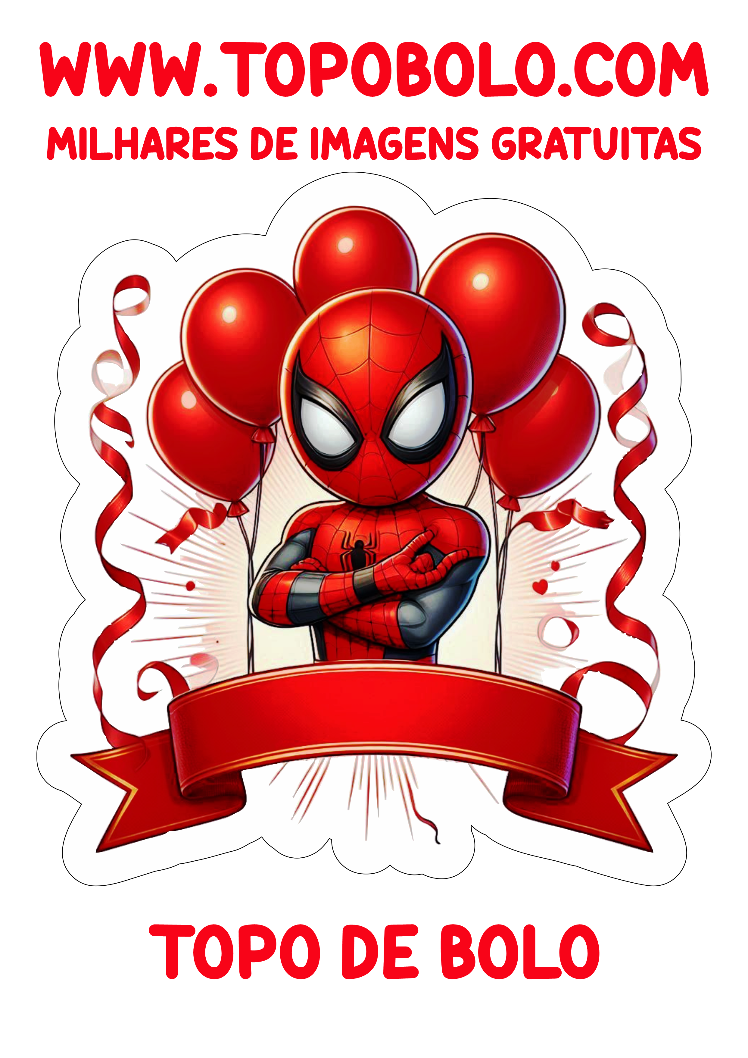 O espetacular Homem-Aranha decoração para topo de bolo de aniversário png ultimate spider-man