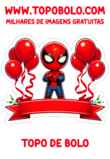 topo de bolo homem-aranha aniversário19