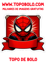 topo de bolo homem-aranha aniversário5