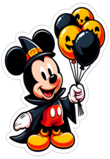 Halloween mickey mouse deocração de aniversário2