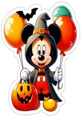 Halloween mickey mouse deocração de aniversário3