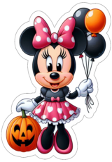 Halloween minnie mouse deocração de aniversário