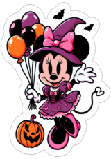 Halloween minnie mouse deocração de aniversário3