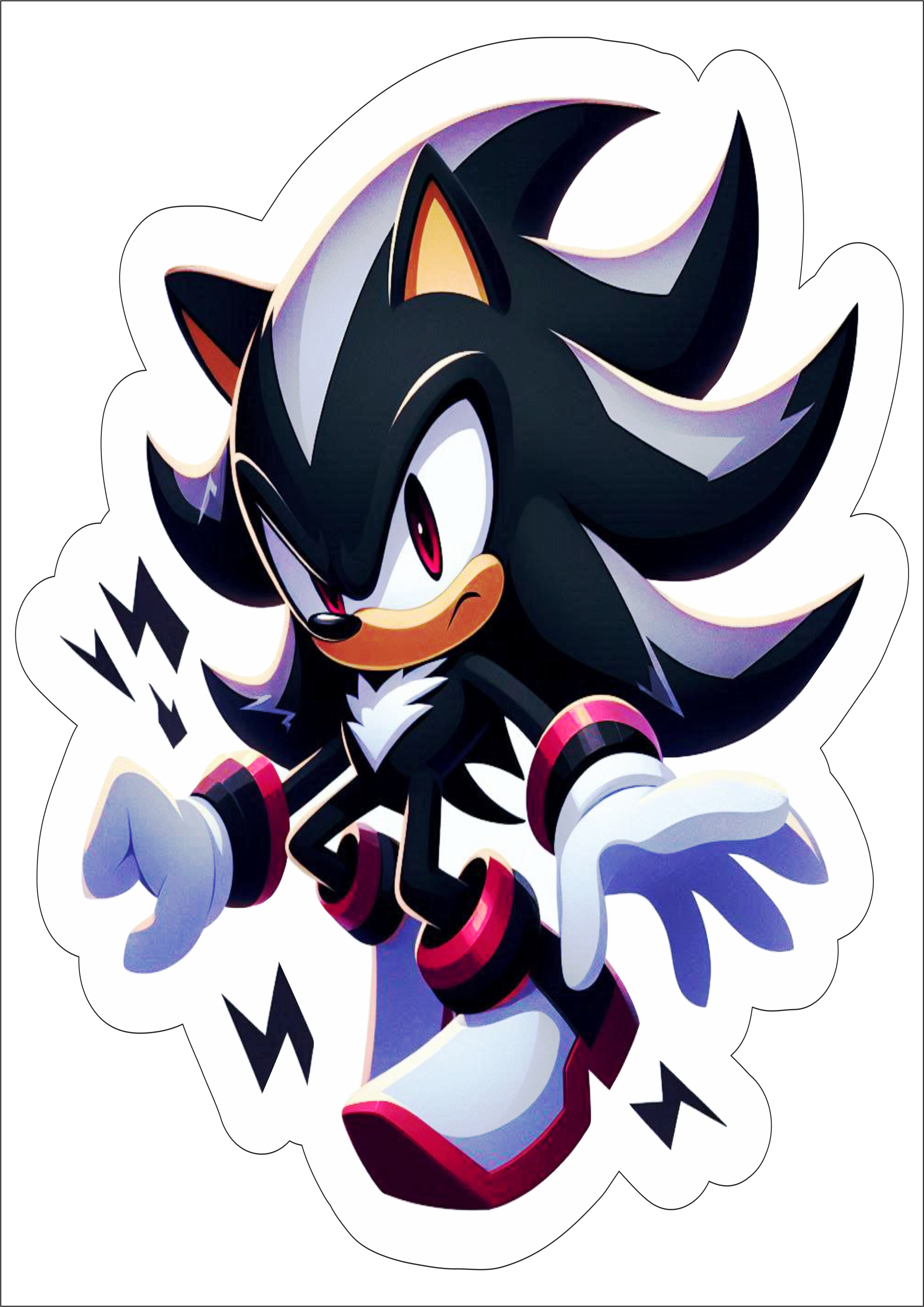 Shadow the Hedgehog Personagens de games Sonic 3 png desenho infantil decoração de festa