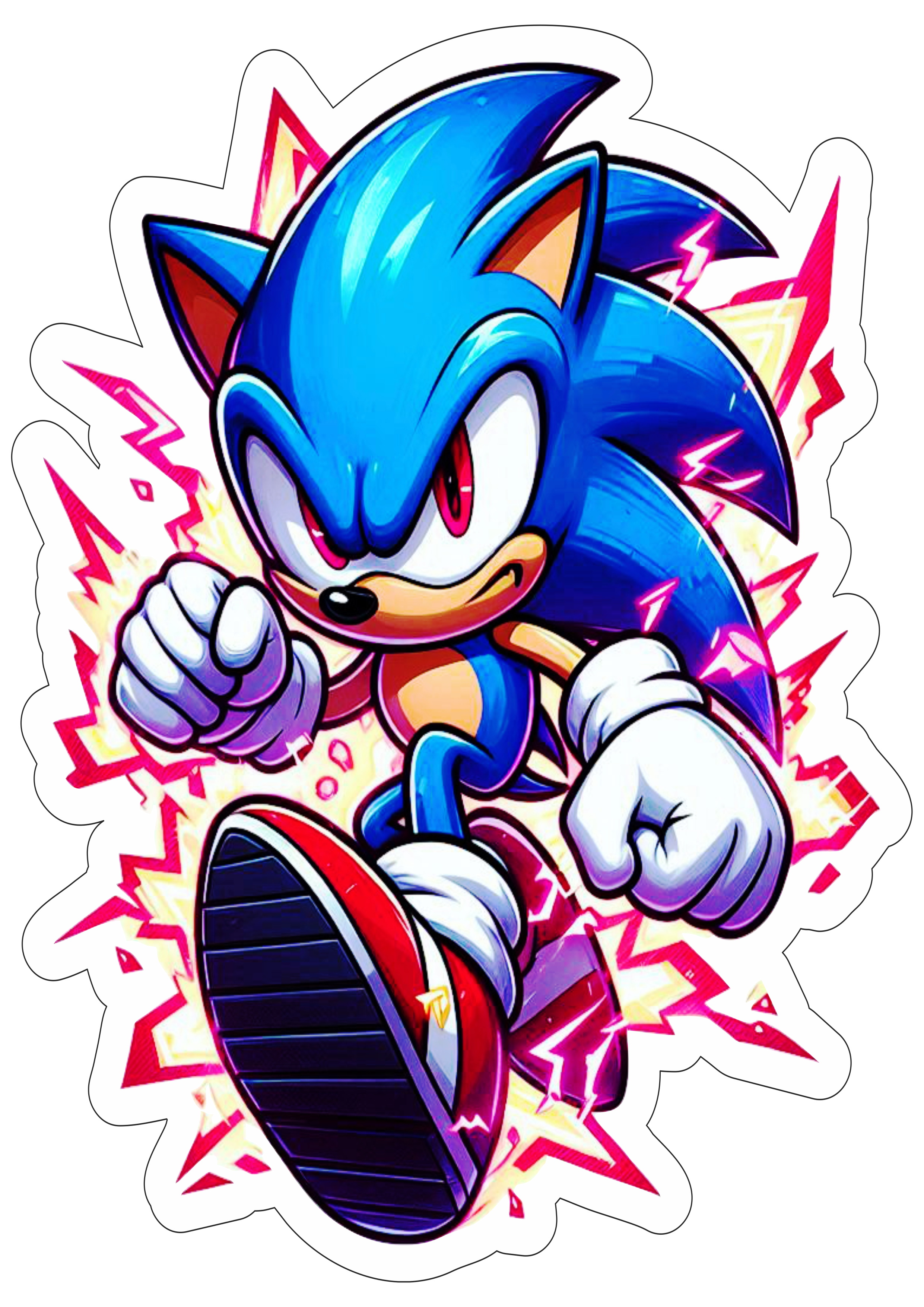 Sonic the Hedgehog Sonic 3 png desenho infantil artes de papelaria decoração para imprimir velocidade fundo transparente clipart