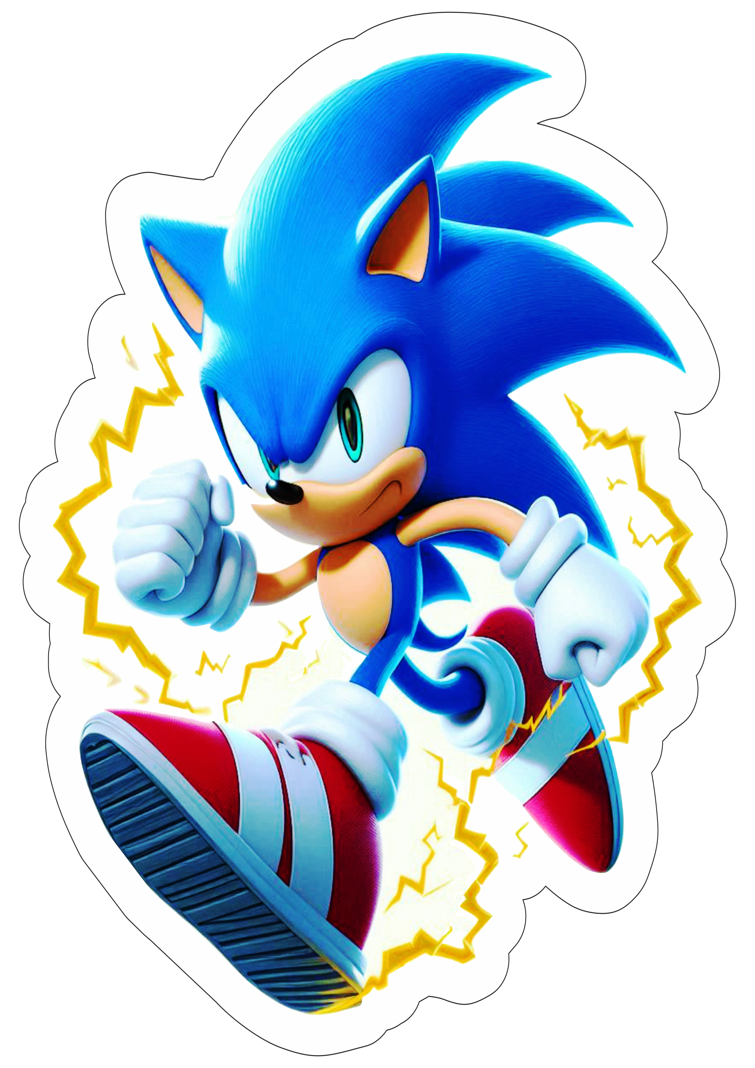 Desenho infantil Sonic the Hedgehog Sonic 3 png alta velocidade raio azul ouriço