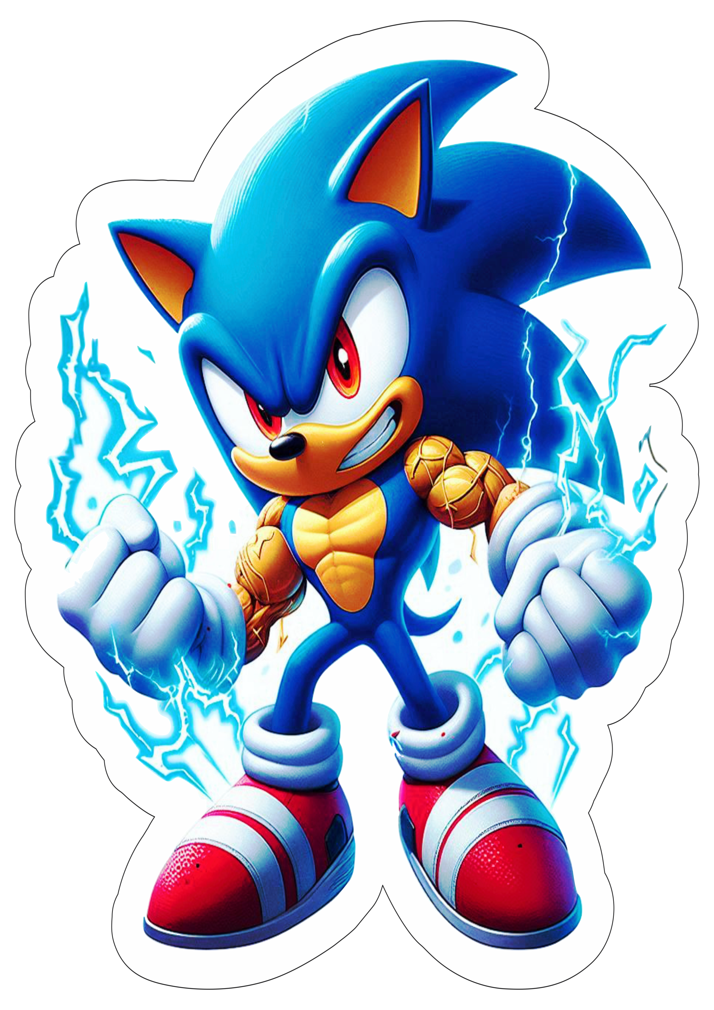 Desenho infantil Sonic the Hedgehog Sonic 3 png alta velocidade raio azul ouriço fundo branco