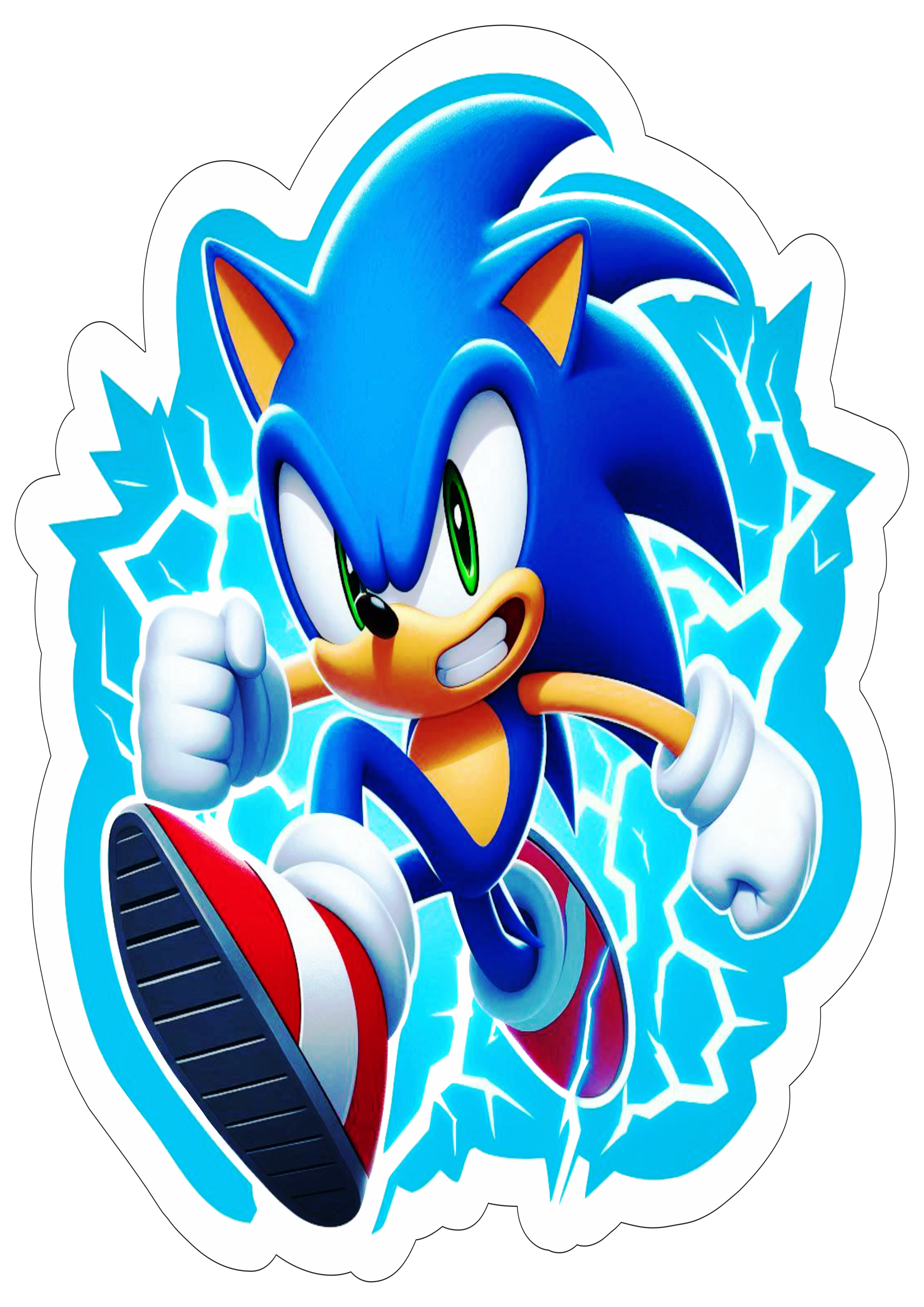 Sonic the Hedgehog Sonic 3 png desenho infantil artes de papelaria decoração para imprimir velocidade fundo transparente ilustração