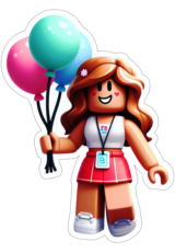 Roblox decoração de aniversário imagem sem fundo11