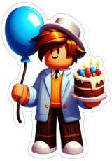 Roblox decoração de aniversário imagem sem fundo15