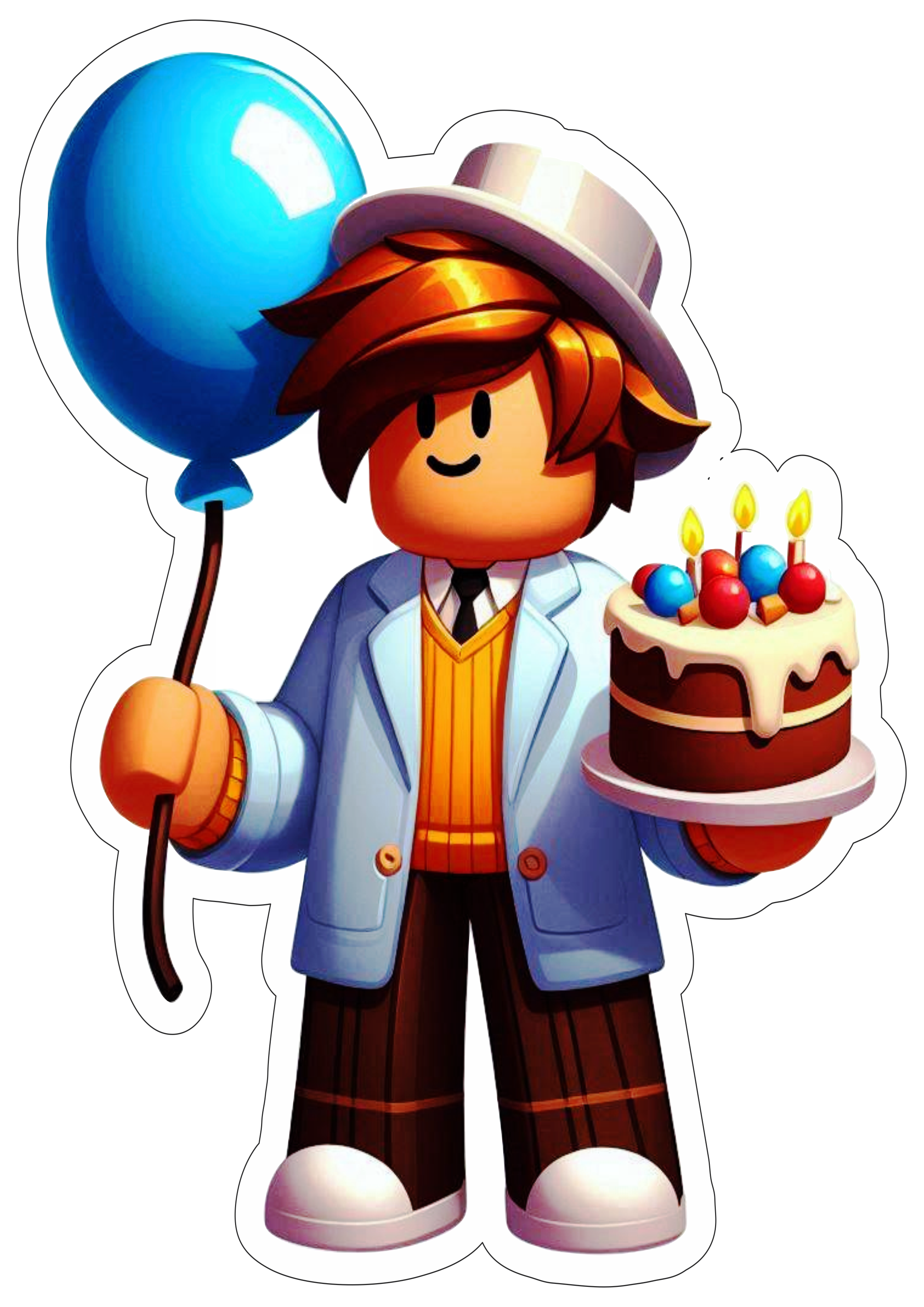 Roblox personagens de games decoração de festas aniversário infantil balão png