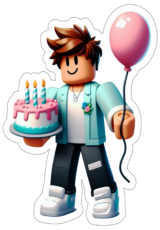 Roblox decoração de aniversário imagem sem fundo17