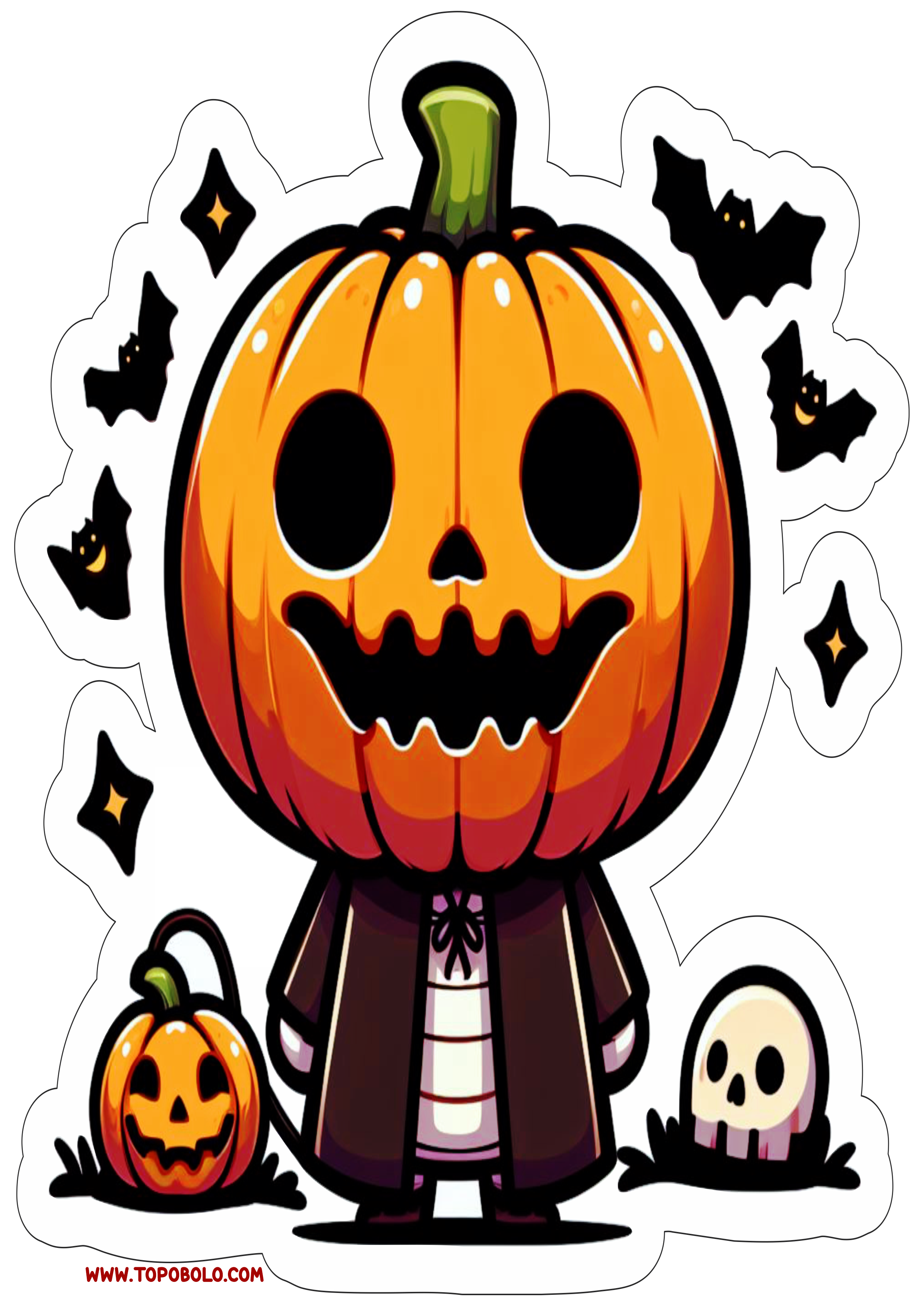 Imagens png decoração de Halloween abóbora desenho fundo transparente ilustração vetor clipart grátis para imprimir morcegos