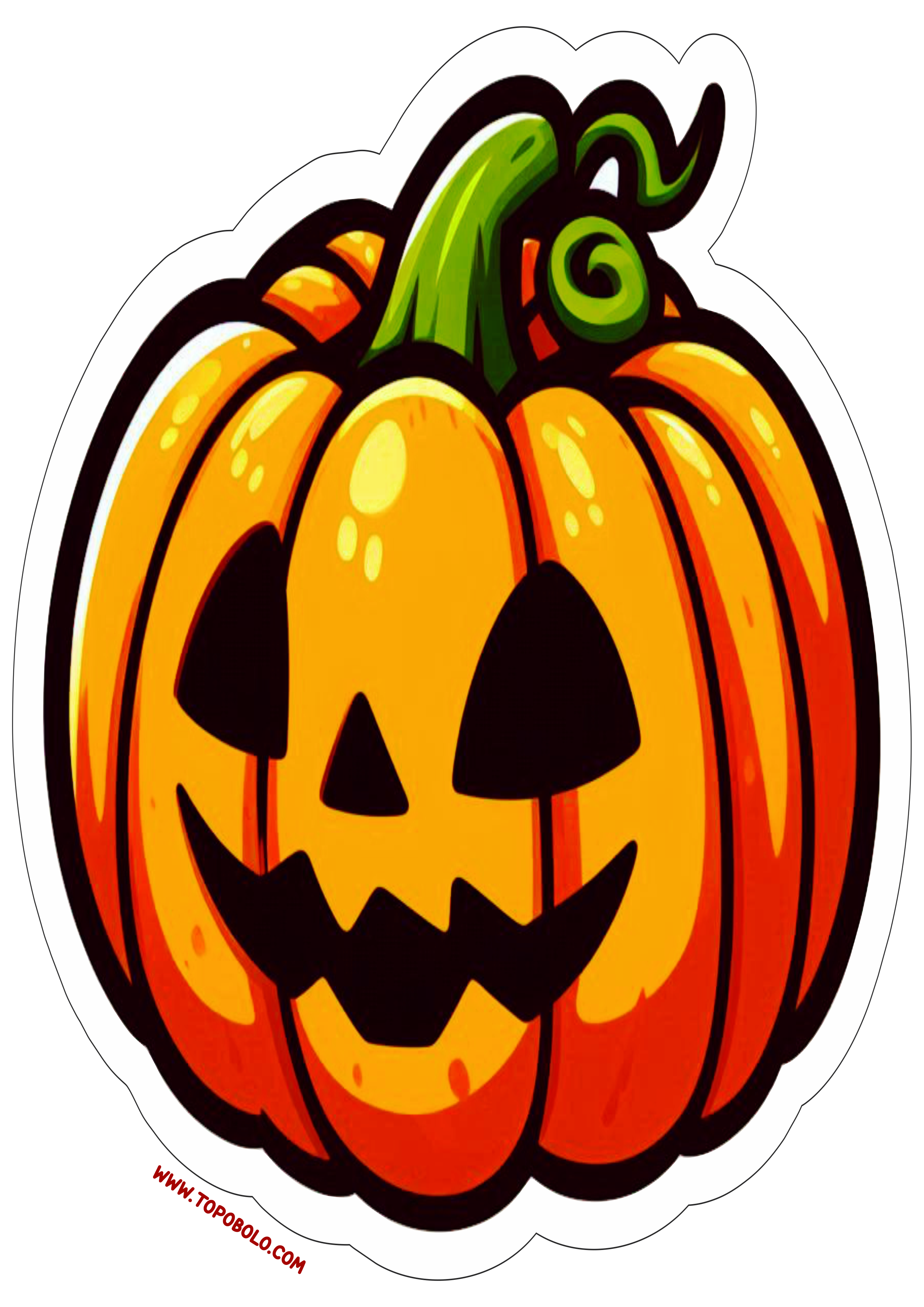 Abóbora de Halloween pack de imagens para decoração de festa desenho simples free png