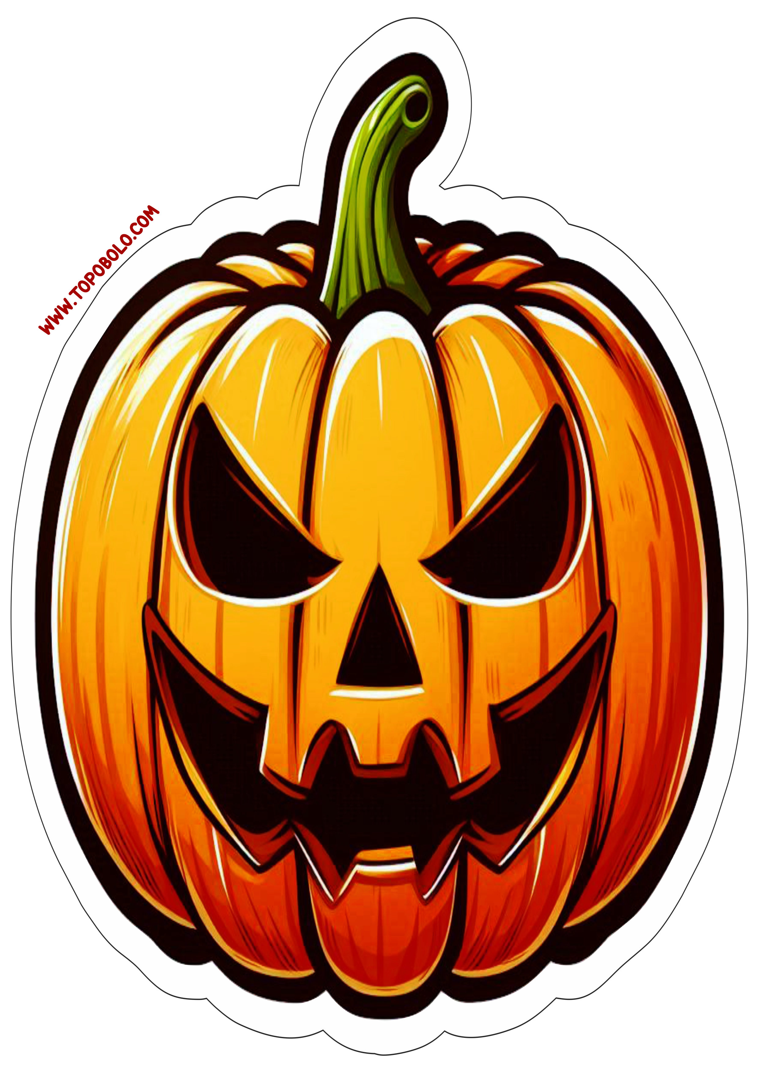 Abóbora de Halloween pack de imagens para decoração de festa desenho simples free fundo transparente ilustração clipart png