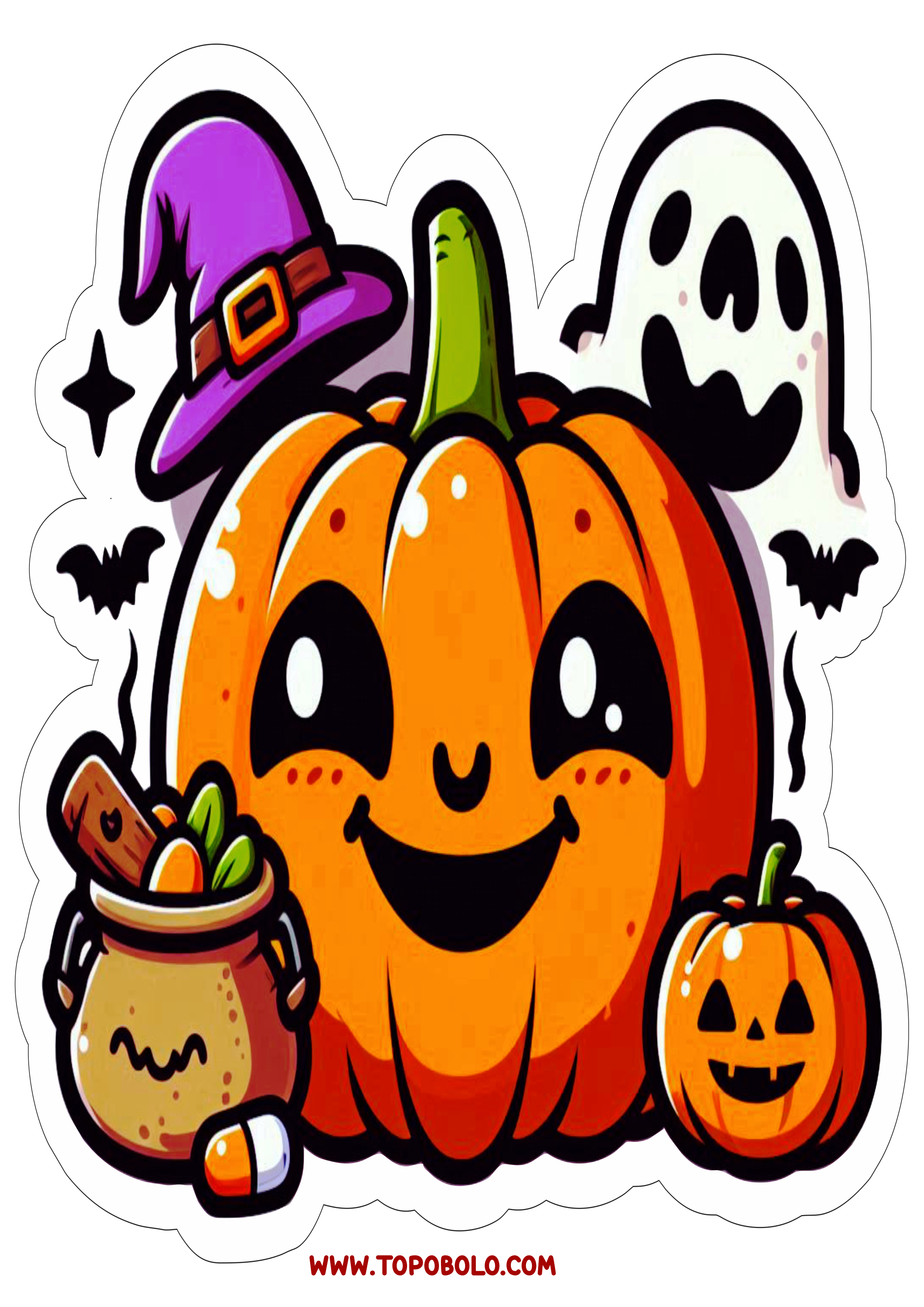 Imagens png decoração de Halloween abóbora desenho