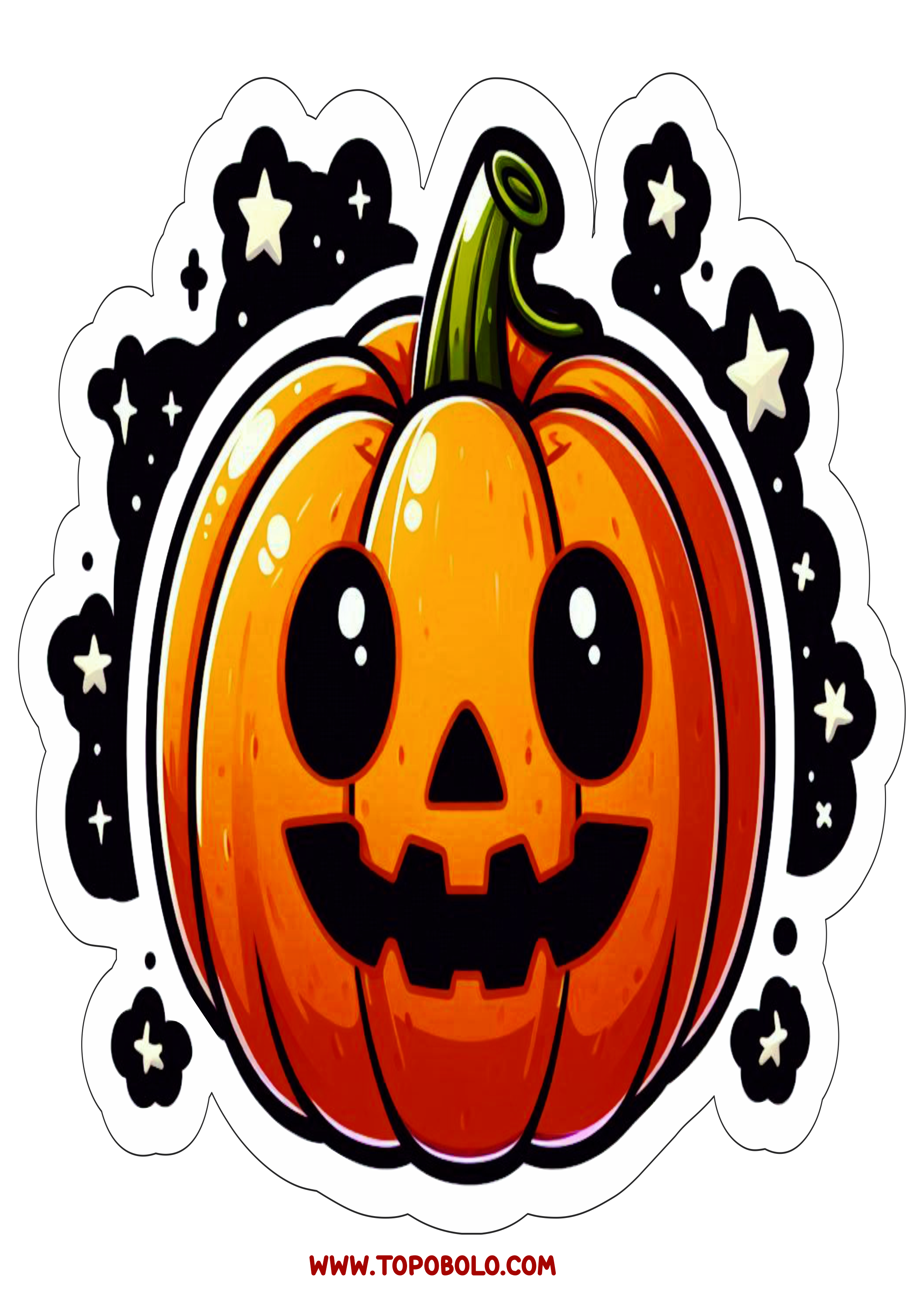 Imagens png decoração de Halloween abóbora desenho fundo transparente