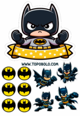 batman topo de bolo para imprimir e decorar sua festa10