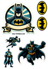 batman topo de bolo para imprimir e decorar sua festa14