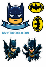 batman topo de bolo para imprimir e decorar sua festa2