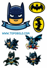 batman topo de bolo para imprimir e decorar sua festa3