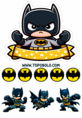 batman topo de bolo para imprimir e decorar sua festa9