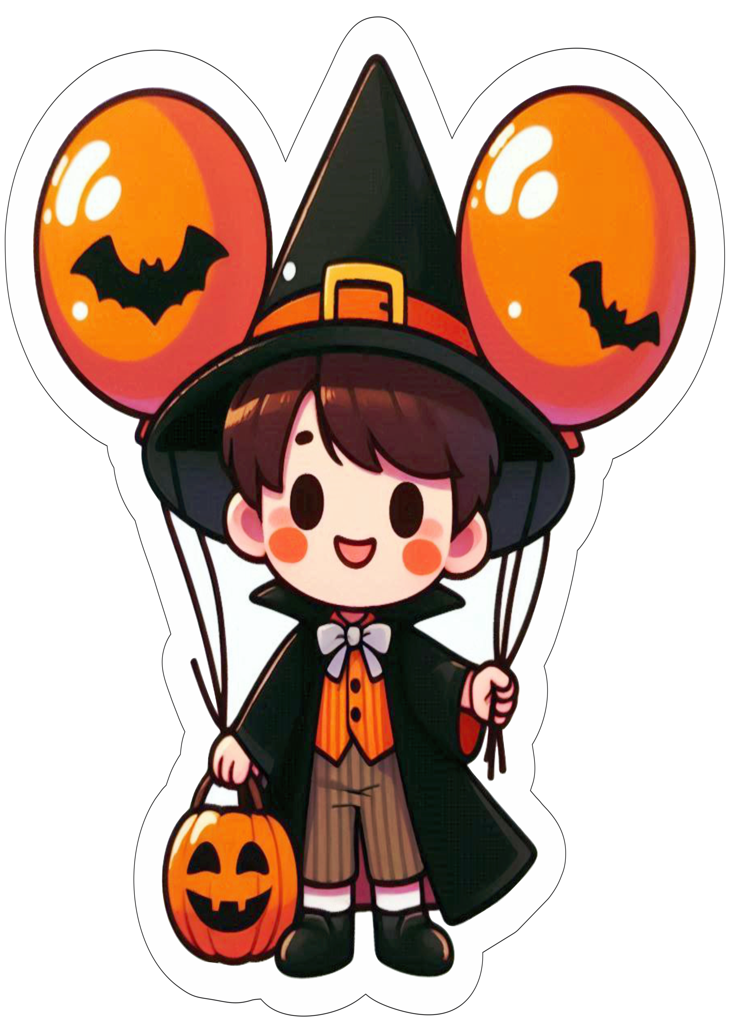 Imagens png fantasia de Halloween desenho fofinho