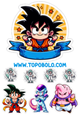 dragon ball z topo de bolo para imprimir6